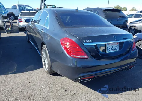 2015 Mercedes-Benz S 550 from USA, damaged, VIN WDDUG8CB0FA111391